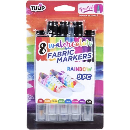 Tulip&#xAE; Fabric Rainbow Watercolor Markers